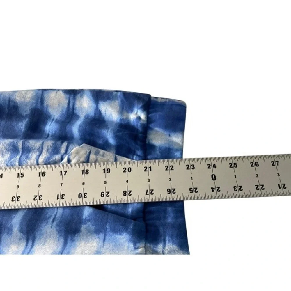 Ashley Sport Women Blue Tie Dye Tracksuit Set Zip‎ Jacket Cropped Joggers 10/12